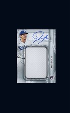 2025 Topps Sterling ROKI SASAKI RC Auto Relic Sterling Debuts Dodgers  Bunt Card