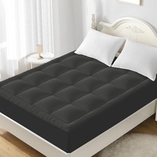 King Mattress Topper - 600GSM Extra Thick Cooling  Breathable 600G-King Grey