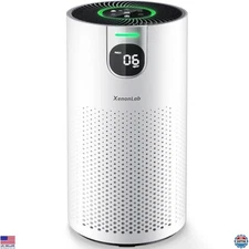 VisionAir HAP606 Air Purifier - 1800ft² Coverage, 20dB Sleep Mode, HEPA Filter