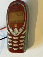Siemens A55 (Red) - Retro 2000s Basic Mobile Phone - (GSM 2G) - (Working)