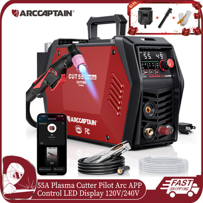 ARCCAPTAIN iControl CUT55 Prolux Plasma Cutter Non-Touch Pilot Arc 120V/240V New