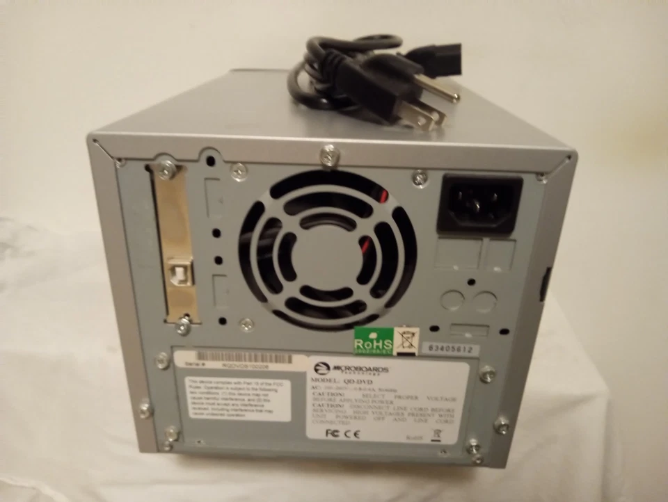 Microboards Technology QD-DVD Professional DVD Duplicator  2 BAY ** - Image 3 of 4