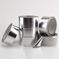 High Temperature Resistance Aluminum Foil Tape Adhesive Sealing Foil Heat 10M