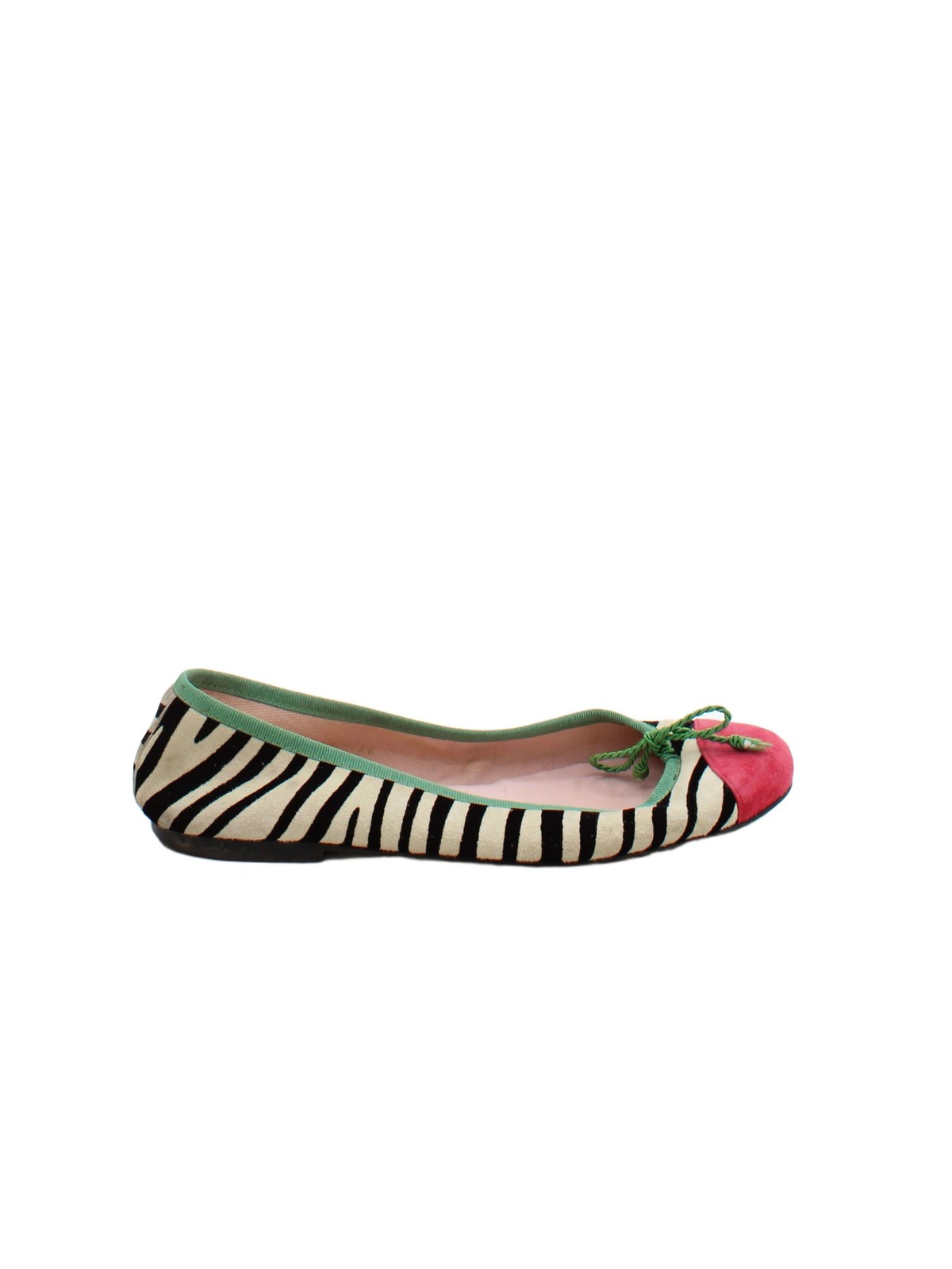 Bonitas bailarinas para mujer zapatos planos Reino Unido 3 estampado de animales múltiples 100 % otros ballet