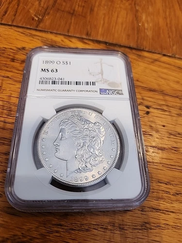 1899-O Morgan Silver Dollar $1 NGC MS63