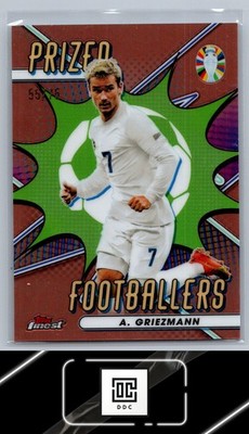 2023 Finest EURO 24 #PF-AG Antoine Griezmann Prized Footballers Rose Gold #/75