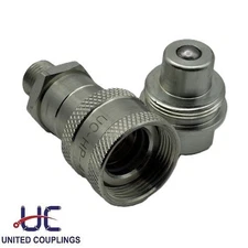 1/4" High Pressure Hydraulic Coupler Ball Type | 10k PSI | Replace Enerpac A-630