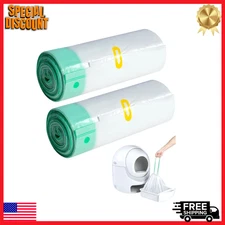 ANWA 40 Count Cat Litter Box Liners for Automatic Cat Litter Box and Litter Box