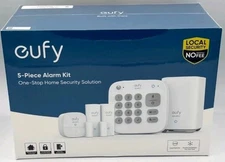Eufy Security 5 Piece Alarm Kit Homebase Keypad Sensors - NEW SEALED IN BOX