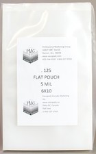 5 Mil 6x10 125ct COMMERCIAL FLAT CHAMBER BAGS Vacuum Sealing ARY VacMaster