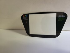 NEW Black Plastic SEGA Game Gear Replacement Screen Protector lens W/Adhesive G3