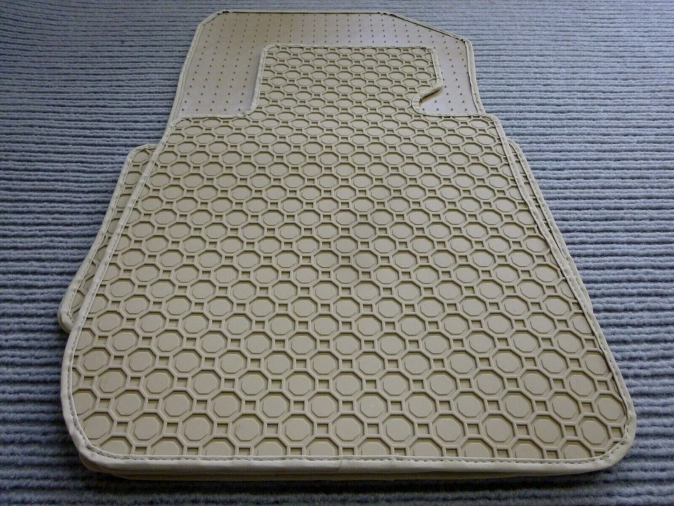 $$$ Campos de dirección alfombrillas de goma adecuadas para Porsche 928 + BEIGE + goma + NUEVO $$$ Foto 3 de 3