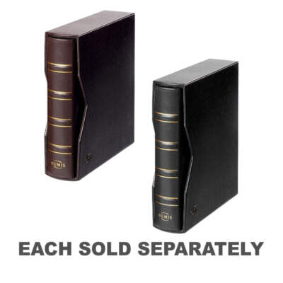 Brand New Quality Leuchtturm Numis Classic Leather Ringbinder and Slipcase