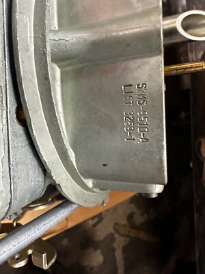 67 SHELBY GT-350 HOLLEY CARBURETOR 3259 S2MS-9510-A HI-PO 289 4