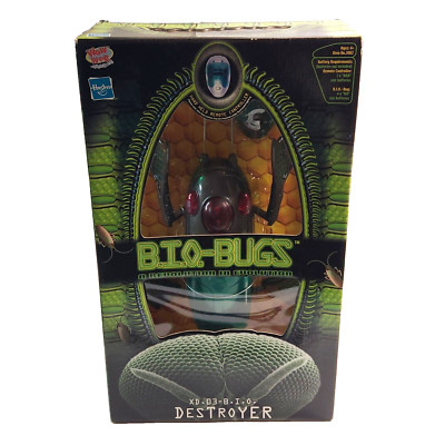 VINTAGE 2001 HASBRO BIO BUGS DESTROYER ROBOT RC REMOTE CONTROL NEW IN BOX