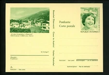 Postal Stationery Austria H&G #417 postal card 1969 Vintage
