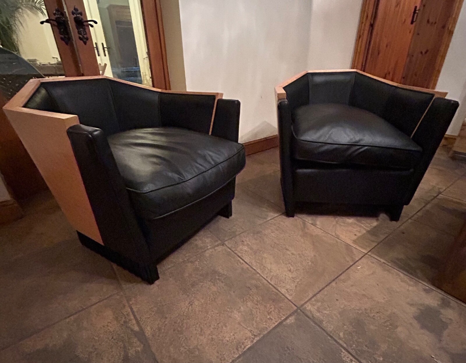 Original art deco chairs pair. antique beautiful club chairs. eBay