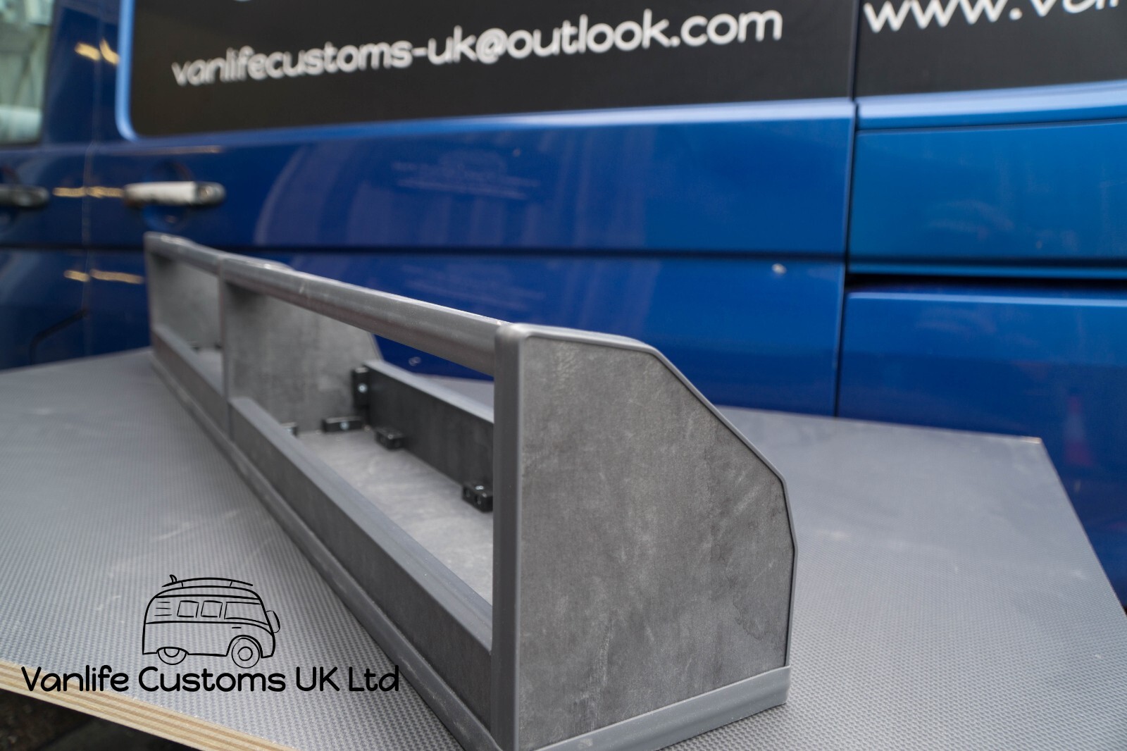 Campervan furniture overhead shelf top cupboards VW Transporter T4 1990