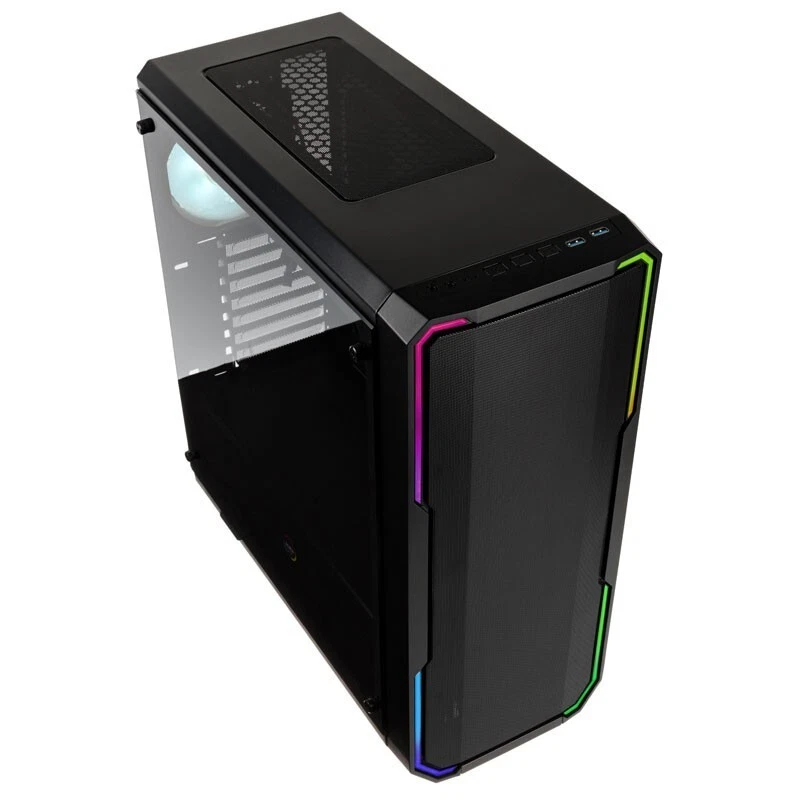 BitFenix Enso Mesh Midi Tower RGB Gaming Case - Black - Image 3 of 3