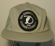 New 1990s Gleaner Combine Farm PATCH VINTAGE TRUCKER HAT MADE IN USA K-PRODUCTS