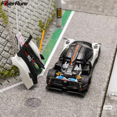 Fiber run 1:64 Pagani Zonda Cinque white Diecast Model Car | eBay