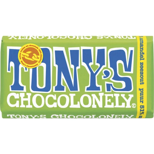 Tony'S Chocolonely | Dark Almond Sea Salt | Tonys Chocolonely Chocolate Bars | T