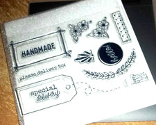 CTMH C1915 HAPPY MAIL  special delivery, HANDMADE, please deliver to:, flkowers