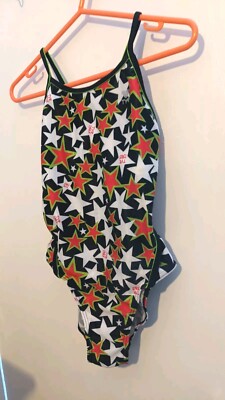  TYR Stars sportlicher Sport Badeanzug Größe S 28'' UK 4-6 Alter ca. 11-12