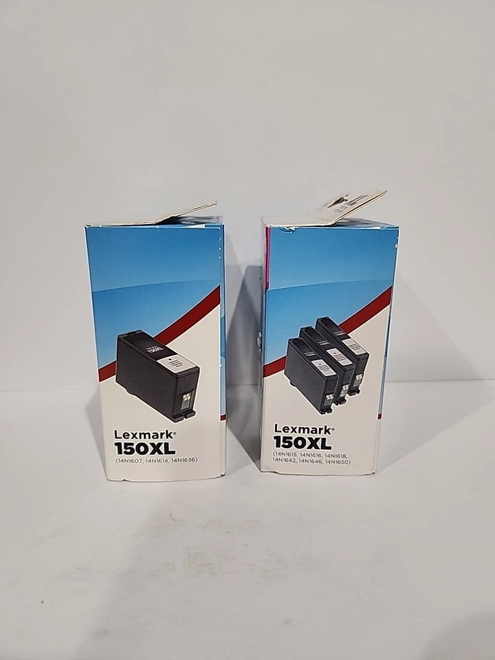 NEW Lexmark 150XL High Yield TriColor Ink Multipack & Black Sealed Meijer Brand - Image 4 of 4