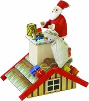 Rauchhaus Mit Santa 02601 Erzgebirge Richard GläSser Seiffen