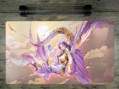 Ygomat Hieratic Dragon of Eset Trading Card Game OCG Playmat Free Best Tube /Bag