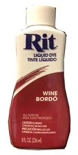 Rit Liquid All Purpose Liquid Dye - Wine, Yellow & Beige Colors