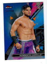 HUMBERTO CARRILLO 2021 WWE TOPPS FINEST BLUE REFRACTOR /150