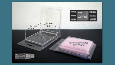 13th Gen Processor Packaging Case for LGA1700 13000 CPU - Lot of 10 25 40 80 125
