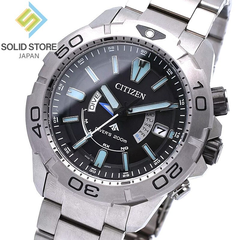 CITIZEN PROMASTER AS7141-60E MARINE Titanium Eco-Drive Solar Diver
