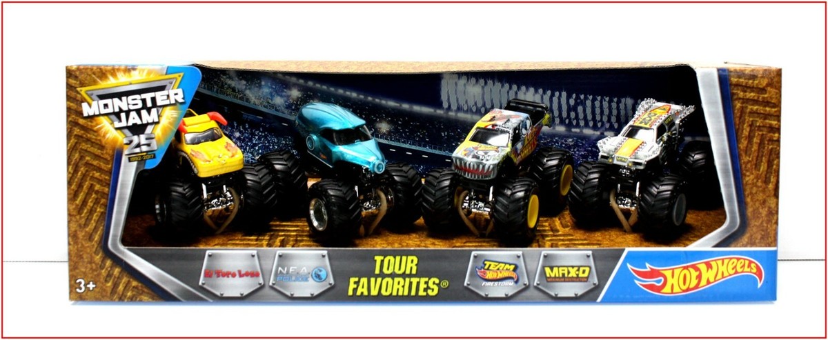 4 TRUCK- Monster Jam 2016 TOUR FAVORITES 2 Police El Toro MAX-D