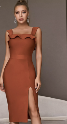 copper bandage dress