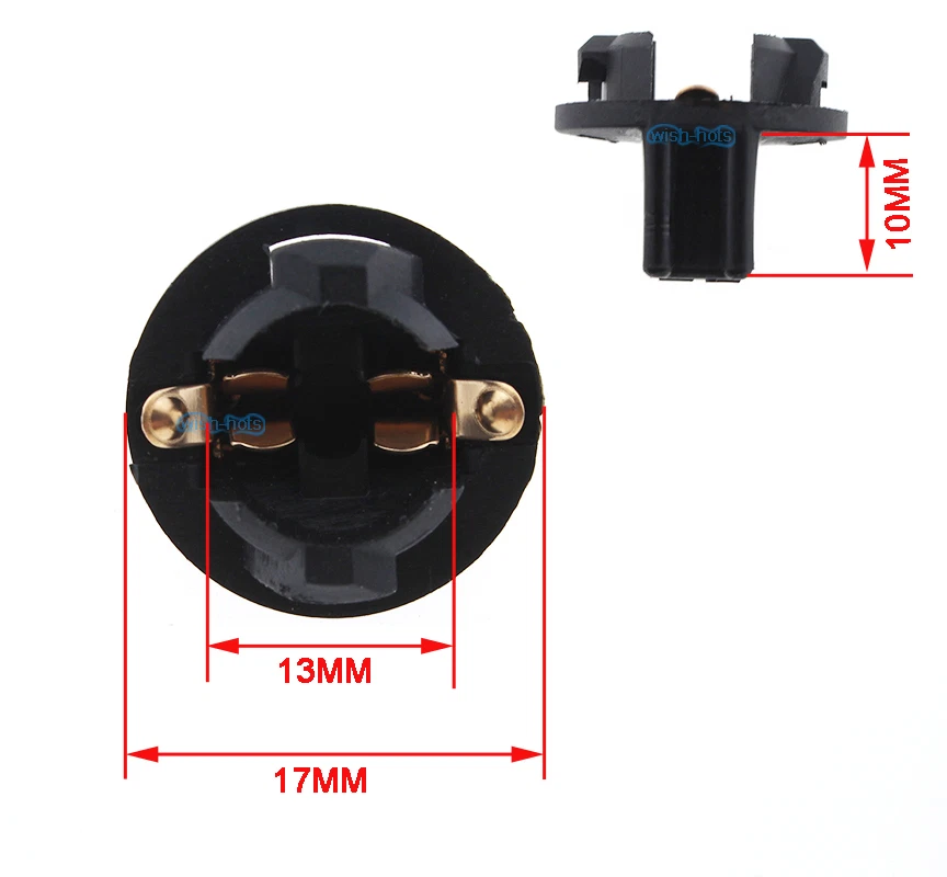 Cuadro de instrumentos 10X 168 T10 bombillas tablero enchufes enchufe para Ford Foto 3 de 4