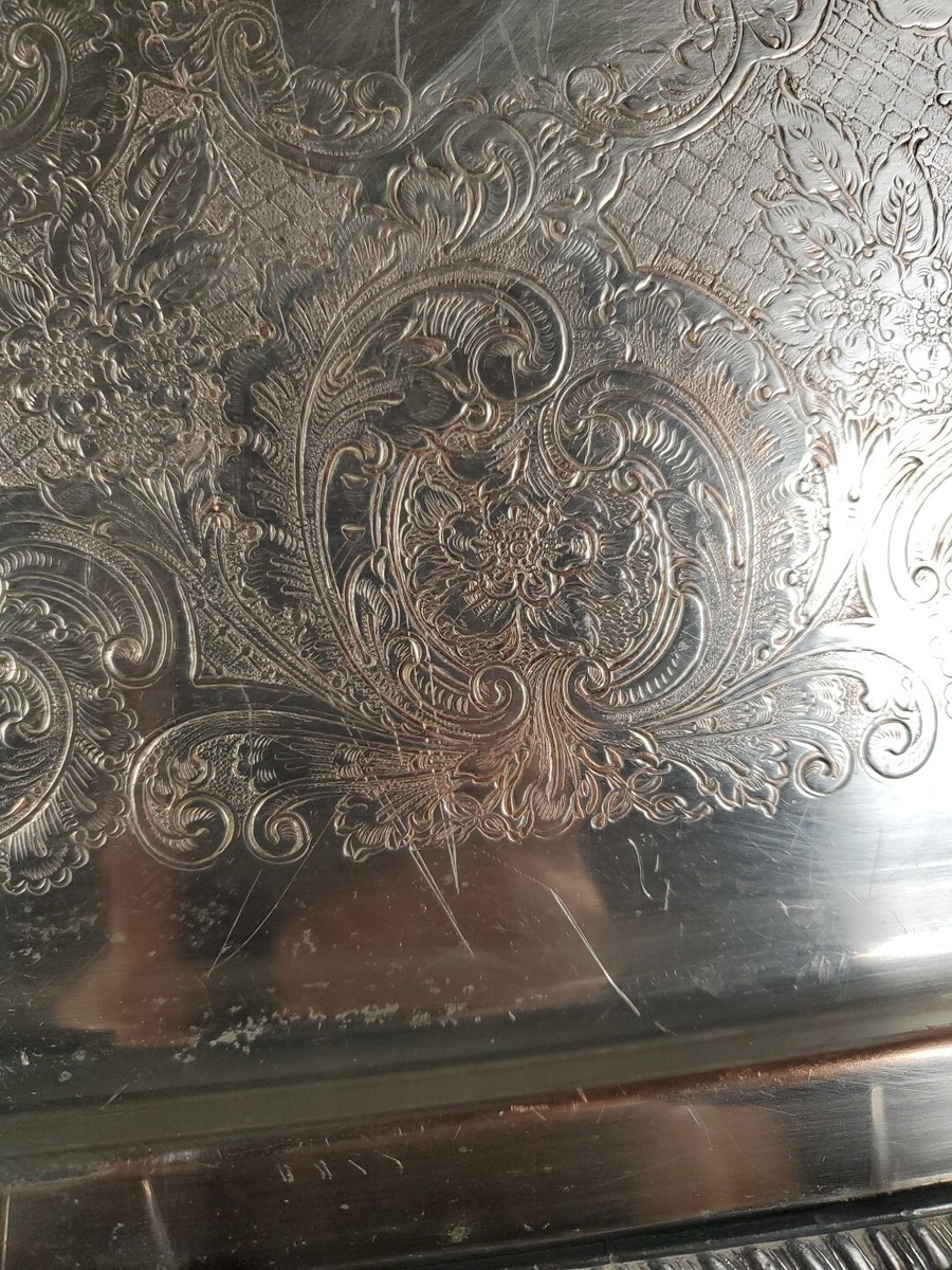 Antique F.B. Rogers Silver Co. Trademark 1883 Silver Plate Large