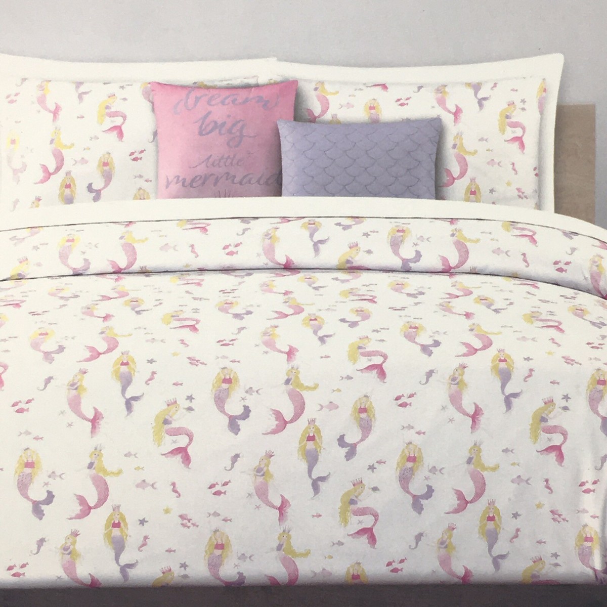 Ensemble De Couette Queen Cynthia Rowley – Violet à Pois Blancs – 3 Pièces