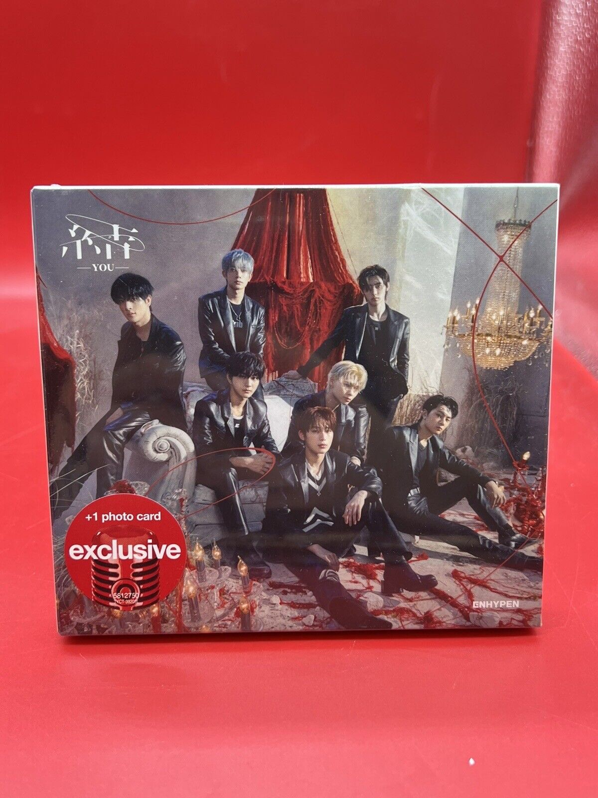 ENHYPEN-YOU EP -TARGET EXCLUSIVE (CD)-LIMITED EDITION A- PHOTO CARD. New/Sealed