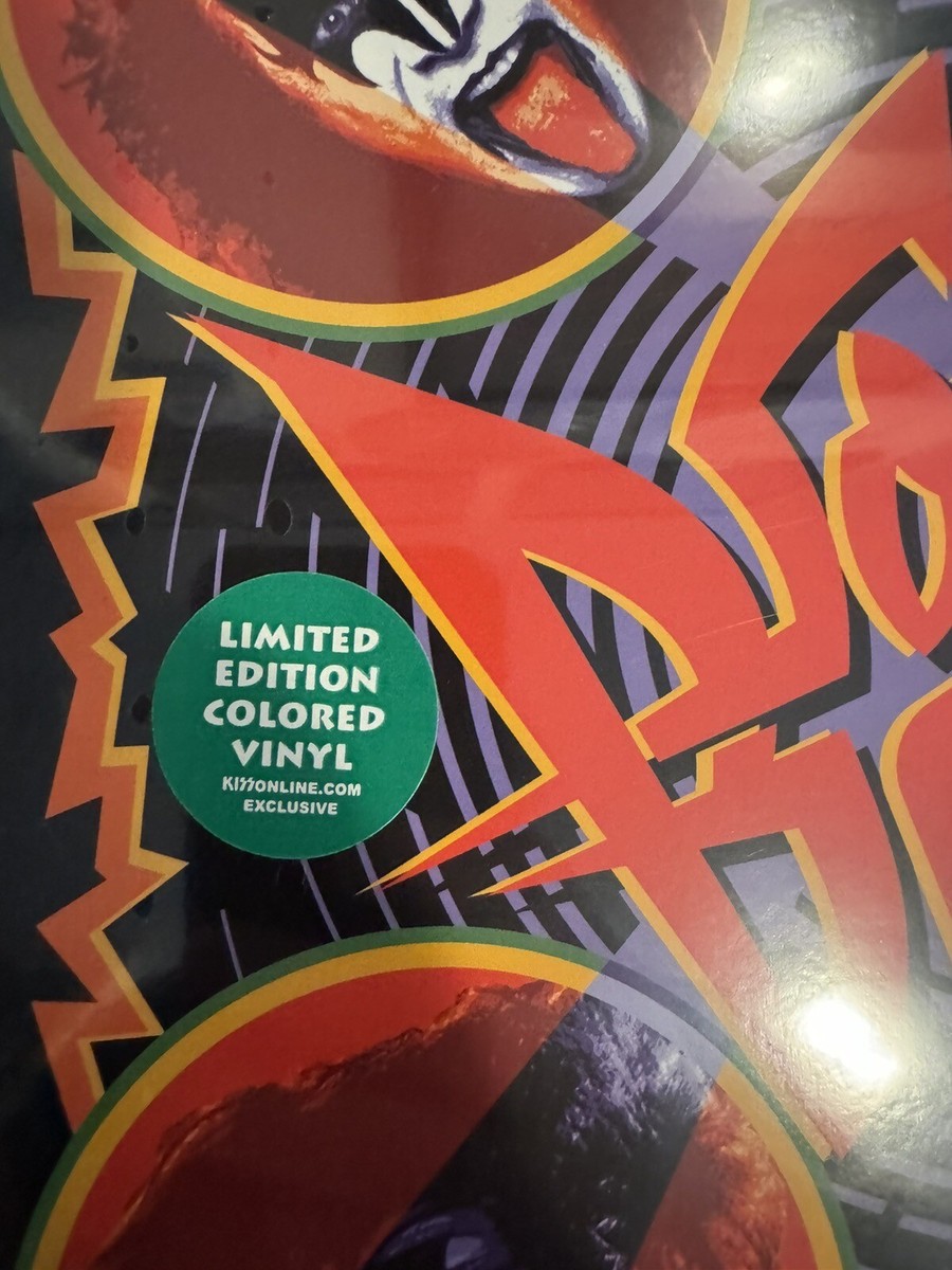 KISS - Sonic Boom - 2010 GREEN Vinyl LP - KISS Records
