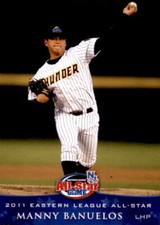 2011 Eastern League All-Stars Eastern Division Grandstand #3 Manny Banuelos Card