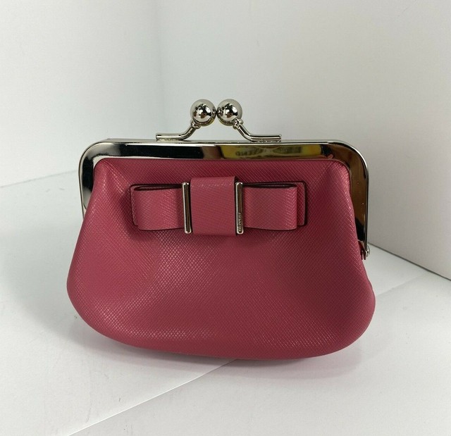 coach kisslock coin case