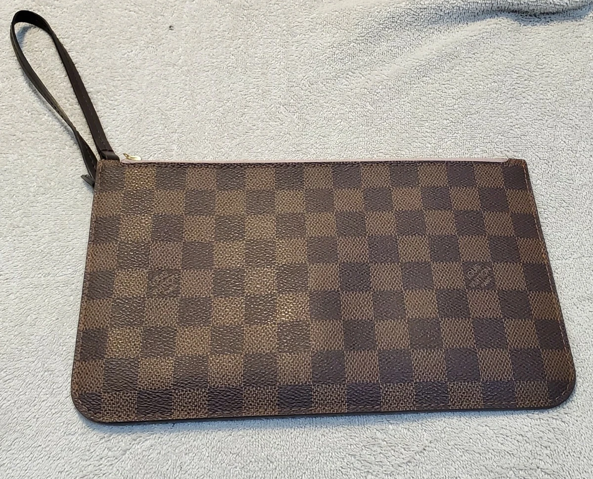 Louis Vuitton Neverfull Damier Ebene with Rose ballerine interior