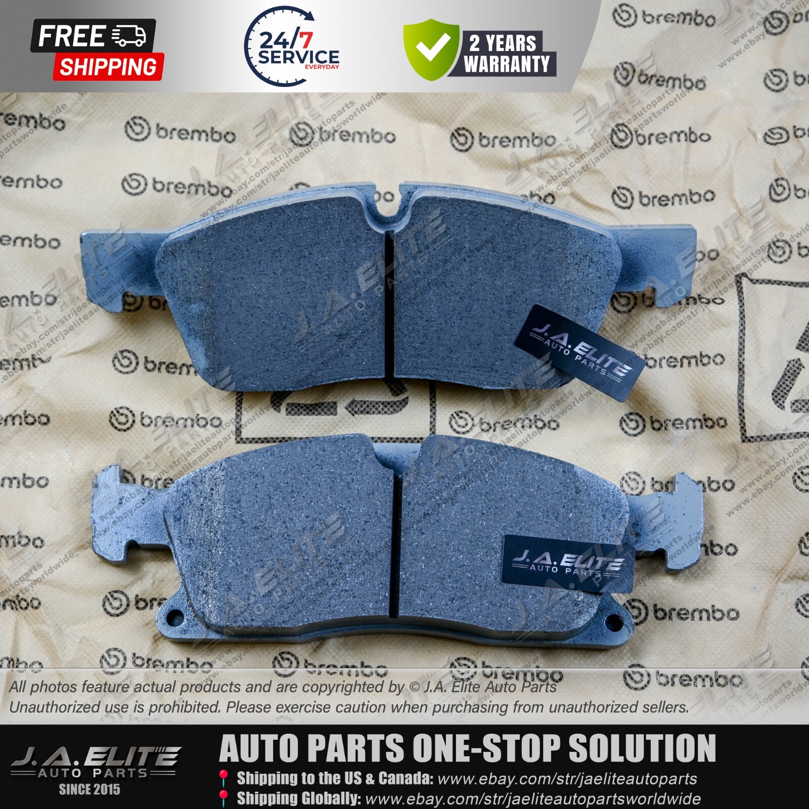 Genuine Brembo Front Brake Pads Set for Maserati Levante (2017+) 673011564