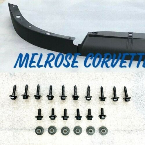 C4 91-96 Corvette Lower Front Bumper Spoiler Air Dam w/bolts Set C496spoilw/bolt - Picture 2 of 11