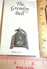 Grim Reaper Gremlin Bell good luck motorcycle riding charm ride guardian md USA