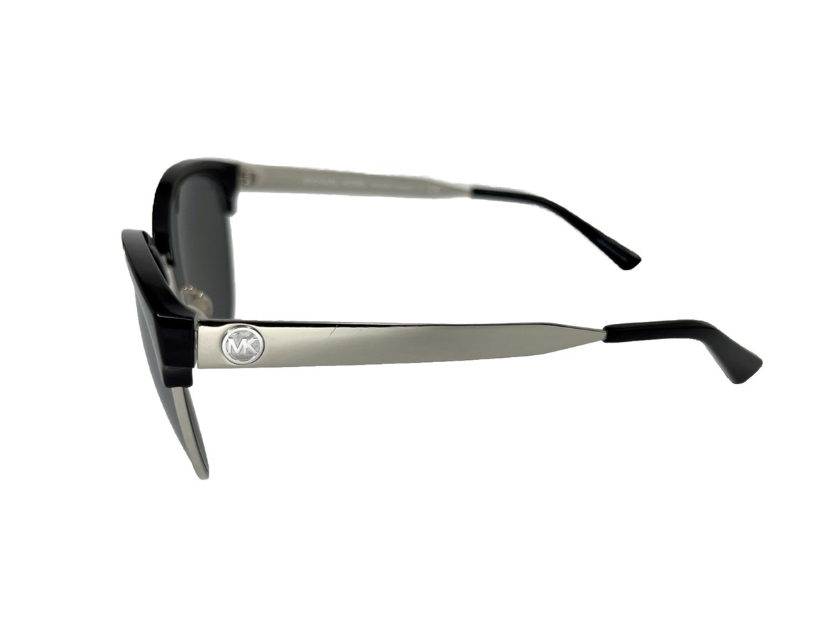 Michael Kors MK 2057 Amalfi Sunglasses Black Silver 56-17  display picture 2