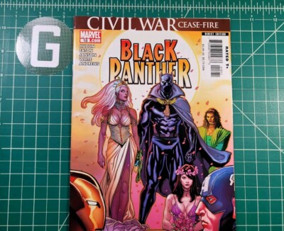 Black Panther #18 (2006) NM TChalla Storm Wedding Marvel Civil War